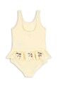Ολόσωμο παιδικό μαγιό Konges Sløjd ETTA SWIMSUIT KS104790.PPY2 κίτρινο SS26