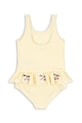 Ολόσωμο παιδικό μαγιό Konges Sløjd ETTA SWIMSUIT KS104790.PPY2 κίτρινο SS26