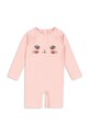 Konges Sløjd jednoczęściowy strój kąpielowy dziecięcy KITTY ONESIE GRS miękka różowy KS104919.PPY2