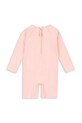 Konges Sløjd jednoczęściowy strój kąpielowy dziecięcy KITTY ONESIE GRS KS104919.PPY2 różowy SS26