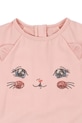 Konges Sløjd jednoczęściowy strój kąpielowy dziecięcy KITTY ONESIE GRS różowy KS104919.PPY2