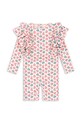 Konges Sløjd jednoczęściowy strój kąpielowy dziecięcy MANUCA FRILL ONESIE GRS miękka różowy KS104986.PPY2