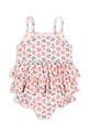 Konges Sløjd jednoczęściowy strój kąpielowy dziecięcy MANUCA FRILL SWIMSUIT GRS KS104988.PPY2 różowy SS26