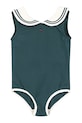 Konges Sløjd jednoczęściowy strój kąpielowy dziecięcy SAILOR SWIMSUIT GRS KS105068.PPY2 zielony SS26