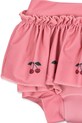 Dziewczynka Konges Sløjd figi kąpielowe dziecięce BOBBI FRILL SWIM SHORTS KS104702.PPY2 różowy