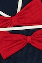 Dziewczynka Konges Sløjd dwuczęściowy strój kąpielowy dziecięcy BOWIE BIKINI GRS KS104708.PPY2 granatowy