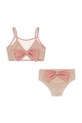Konges Sløjd dwuczęściowy strój kąpielowy dziecięcy BOWWOW BIKINI KS104712.PPY2 beżowy SS26