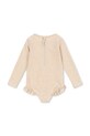 Konges Sløjd jednoczęściowy strój kąpielowy dziecięcy JADE LS SWIMSUIT KS104856.PPY2 beżowy SS26