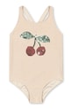 Konges Sløjd jednoczęściowy strój kąpielowy dziecięcy JADE SWIMSUIT miękka beżowy KS104860.PPY2