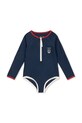 Konges Sløjd jednoczęściowy strój kąpielowy dziecięcy LAGUNA LS SWIMSUIT GRS miękka granatowy KS104923.PPY2