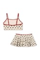 Konges Sløjd dwuczęściowy strój kąpielowy dziecięcy MANON GLITTER BIKINI KS104981.PPY2 beżowy SS26