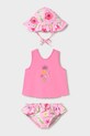 Mayoral Newborn costum de baie din două piese pentru bebeluși moale roz 1636.2V.Newborn.PPY2