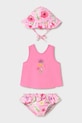 Дитячий роздільний купальник Mayoral Newborn м'яка рожевий 1636.2V.Newborn.PPY2
