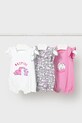 Παιδικές πιτζάμες Mayoral Newborn 3-pack σετ ροζ 1731.2U.Newborn.PPY2