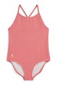 Polo Ralph Lauren strój kąpielowy jednoczęściowy dziecięcy 312A11510003 różowy SS26