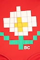 Bobo Choses jednoczęściowy strój kąpielowy dziecięcy Pixel Daisy czerwony 126AC124