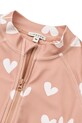 BIMBA Liewood tuta da spiaggia per bambini Max Printed LS Swim Jumpsuit LW20434.G.PPY2 rosa