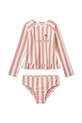 Liewood μαγιό δύο τεμαχίων Παιδικό Dagny Stripe Swim Set ροζ LW20663.PPY2