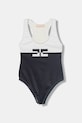Elisabetta Franchi strój kąpielowy jednoczęściowy dziecięcy czarny EFSW026.C.JT004.140.158
