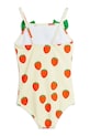 Mini Rodini costume da bagno intero per bambini Strawberries 11000344 beige SS26