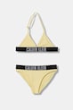 Calvin Klein Jeans costume da bagno a due pezzi per bambini giallo KY0KY00090.PPY2