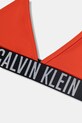 Dziewczynka Calvin Klein Jeans strój kąpielowy dwuczęściowy dziecięcy KY0KY00090.PPY2 pomarańczowy