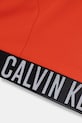 Dziewczynka Calvin Klein Jeans strój kąpielowy dwuczęściowy dziecięcy KY0KY00091.PPY2 pomarańczowy