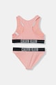 Calvin Klein Jeans strój kąpielowy dwuczęściowy dziecięcy KY0KY00091.PPY2 różowy SS26