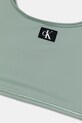 Calvin Klein Jeans strój kąpielowy dwuczęściowy dziecięcy zielony KY0KY00093.PPY2