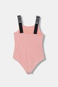 Calvin Klein Jeans strój kąpielowy jednoczęściowy dziecięcy KY0KY00098.PPY2 różowy SS26