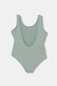 Calvin Klein Jeans strój kąpielowy jednoczęściowy dziecięcy KY0KY00099.PPY2 zielony SS26