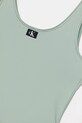 Dziewczynka Calvin Klein Jeans strój kąpielowy jednoczęściowy dziecięcy KY0KY00099.PPY2 zielony