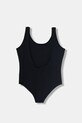 Calvin Klein Jeans strój kąpielowy jednoczęściowy dziecięcy KY0KY00099.PPY2 czarny SS26
