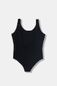 Calvin Klein Jeans strój kąpielowy jednoczęściowy dziecięcy KY0KY00099.PPY2 czarny SS26