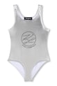Dječji jednodijelni kupaći kostim Karl Lagerfeld Z31114.156.162 srebrna SS26