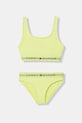 Tommy Hilfiger dvoudílné plavky dětské zelená UG0UG00816.PPY2