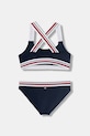 Tommy Hilfiger strój kąpielowy dwuczęściowy dziecięcy UG0UG00823.PPY2 granatowy SS26