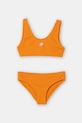 Tommy Hilfiger strój kąpielowy dwuczęściowy dziecięcy pomarańczowy UG0UG00825.PPY2
