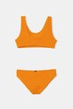Tommy Hilfiger strój kąpielowy dwuczęściowy dziecięcy UG0UG00825.PPY2 pomarańczowy SS26