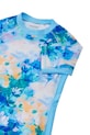 Dziewczynka Reima t-shirt kąpielowy dziecięcy Joonia UV 50+ 5200138F.PPY2 niebieski