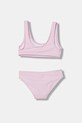 Guess strój kąpielowy dwuczęściowy dziecięcy J6GZ28.KCA60.PPY2.M różowy SS26