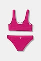 Guess strój kąpielowy dwuczęściowy dziecięcy J6GZ28.KCA60.PPY2.M różowy SS26