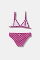 Guess strój kąpielowy dwuczęściowy dziecięcy J6GZ31.MC052.PPY2.M różowy SS26