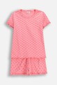 Dětské bavlněné pyžamo Coccodrillo potisk růžová WC6448210PJS