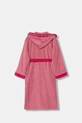 United Colors of Benetton szlafrok frotte dziecięcy bawełniany 64PDR8001.G.G.Stagional różowy SS26