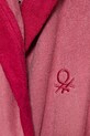 Dziewczynka United Colors of Benetton szlafrok frotte dziecięcy bawełniany 64PDR8001.G.G.Stagional różowy