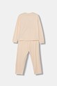 United Colors of Benetton piżama dwuczęściowa dziecięca bawełniana 30960P09U.G.G.Stagional beżowy SS26
