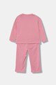United Colors of Benetton piżama dwuczęściowa dziecięca bawełniana 30960P09U.G.G.Stagional różowy SS26