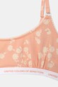 United Colors of Benetton podprsenka dětská bavlněná s elastanem 2-pack oranžová 3MC10R1IN.G.Stagionale