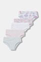 United Colors of Benetton Figi dziecięce bawełniane z elastanem 5-pack różowy 3MC10S039.G.Stagionale